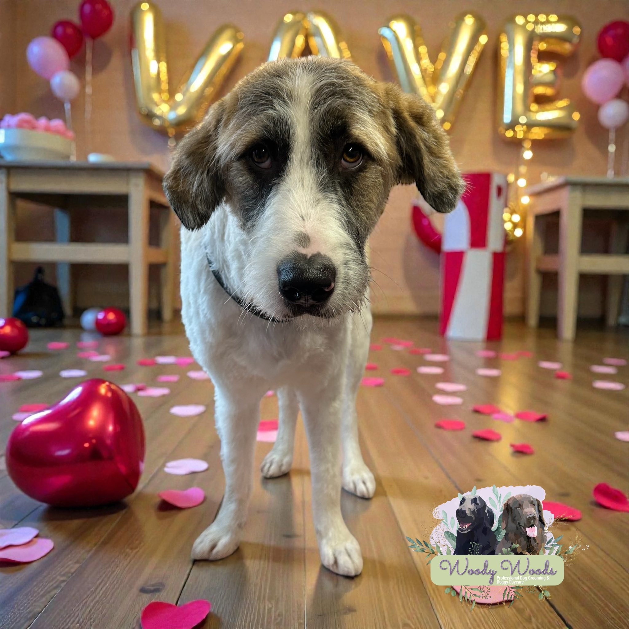 Wash and dry grooming session